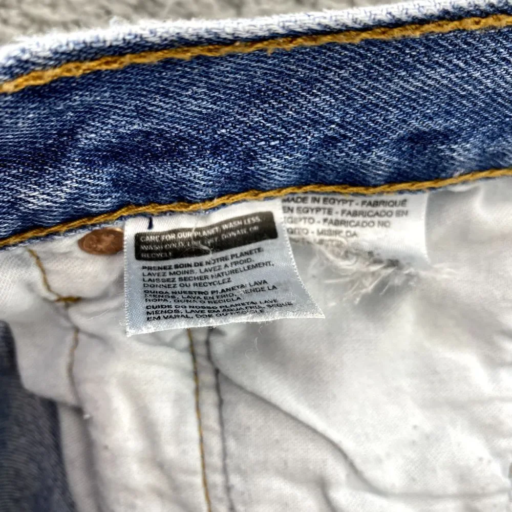 Levis 501 XX Jeans Men 34x28* Whisker Straight Button Fly 90s Streetwear Classic